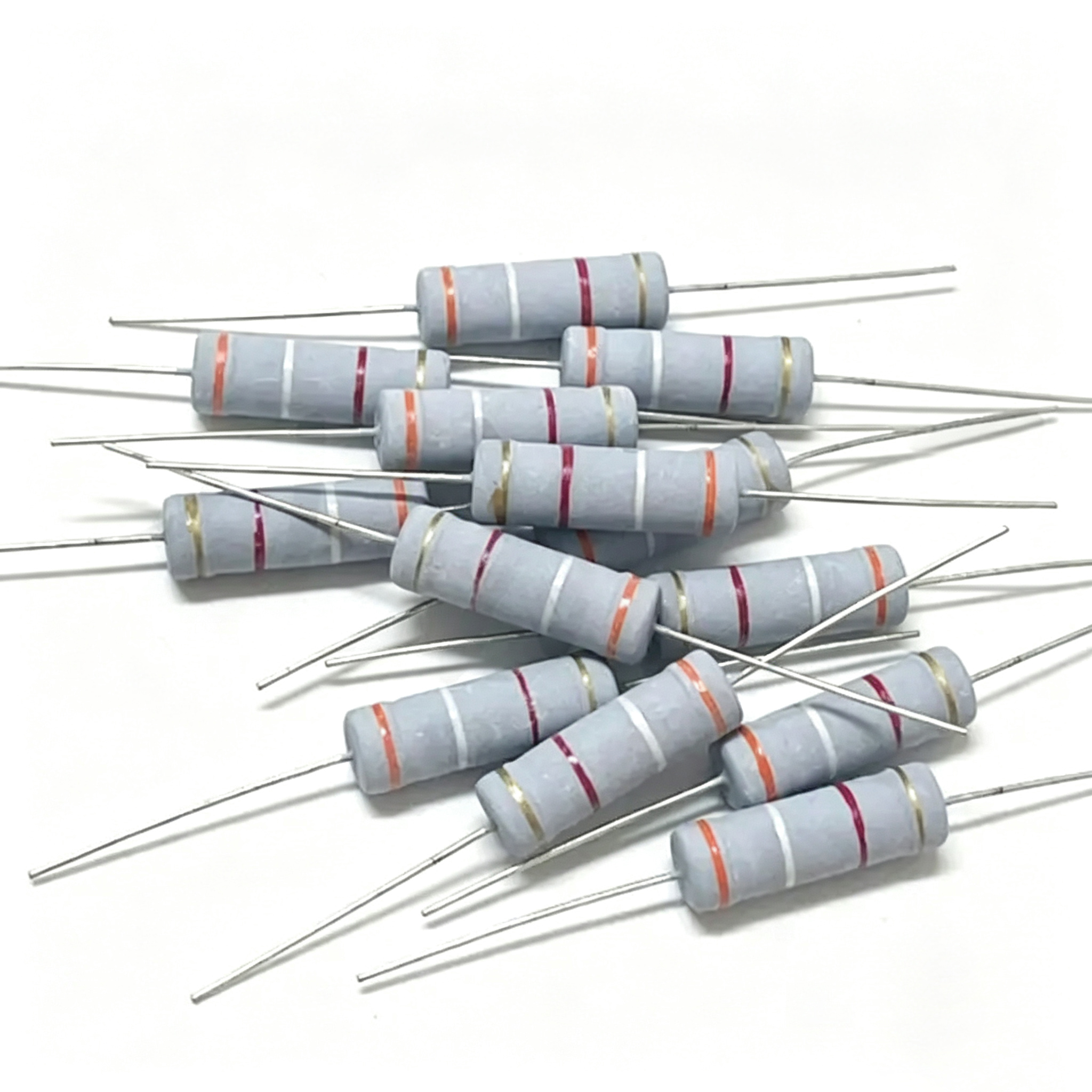 MOF 1W Metal Oxide Film Resistor ±5% Tolerance T66, Copper‑Plated Steel(CP) Wire Lead, 0.22E(0.22Ω), 1000Pcs/Box - Image 4