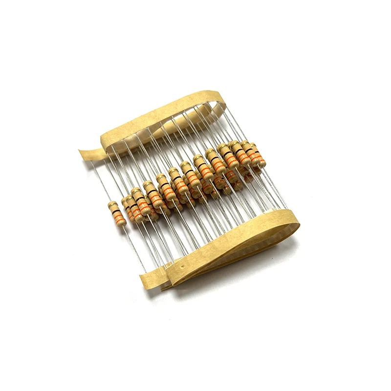 CF Series 1/2W Carbon Film Resistor ±5% Tolerance, Copper‑Plated Steel Wire Lead, T52,2000Pcs/Box - Image 2