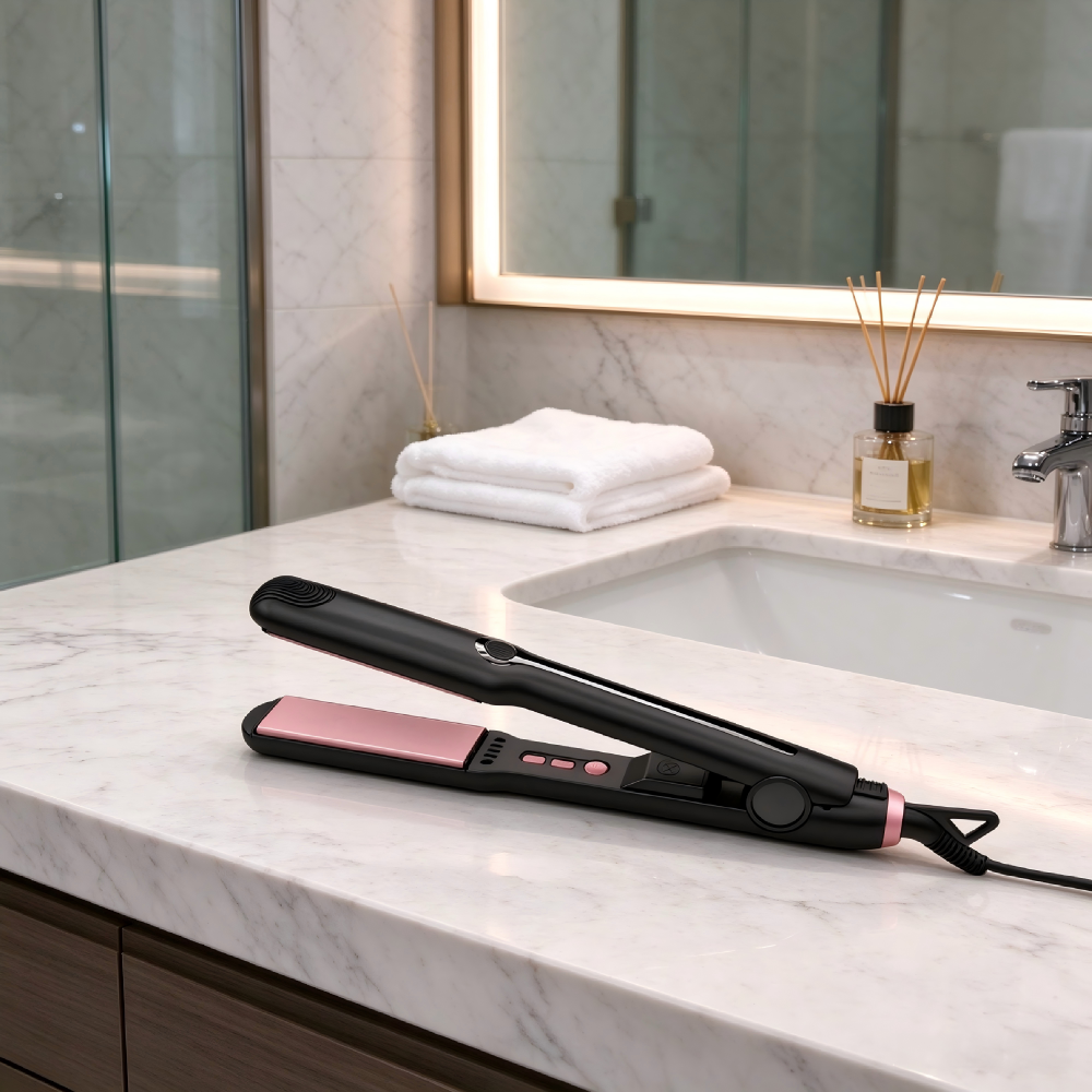 Hair Straightener with Adjustable Temp & Ceramic Floating Plates - Image 2