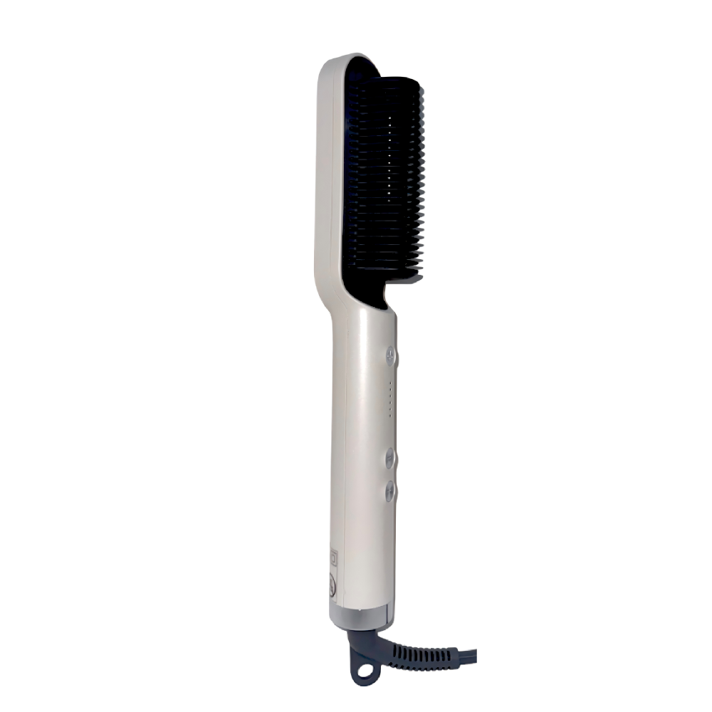 2-in-1 Hot Brush (Straightener & Curling) - 5 Temp Settings - Image 2