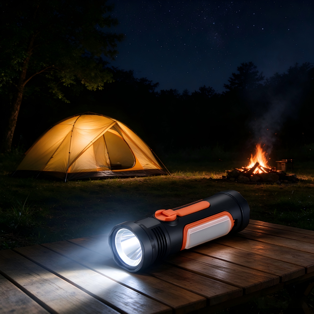Multi-Function Solar Hand Crank Emergency Torch with Radio & Power Bank - Image 3
