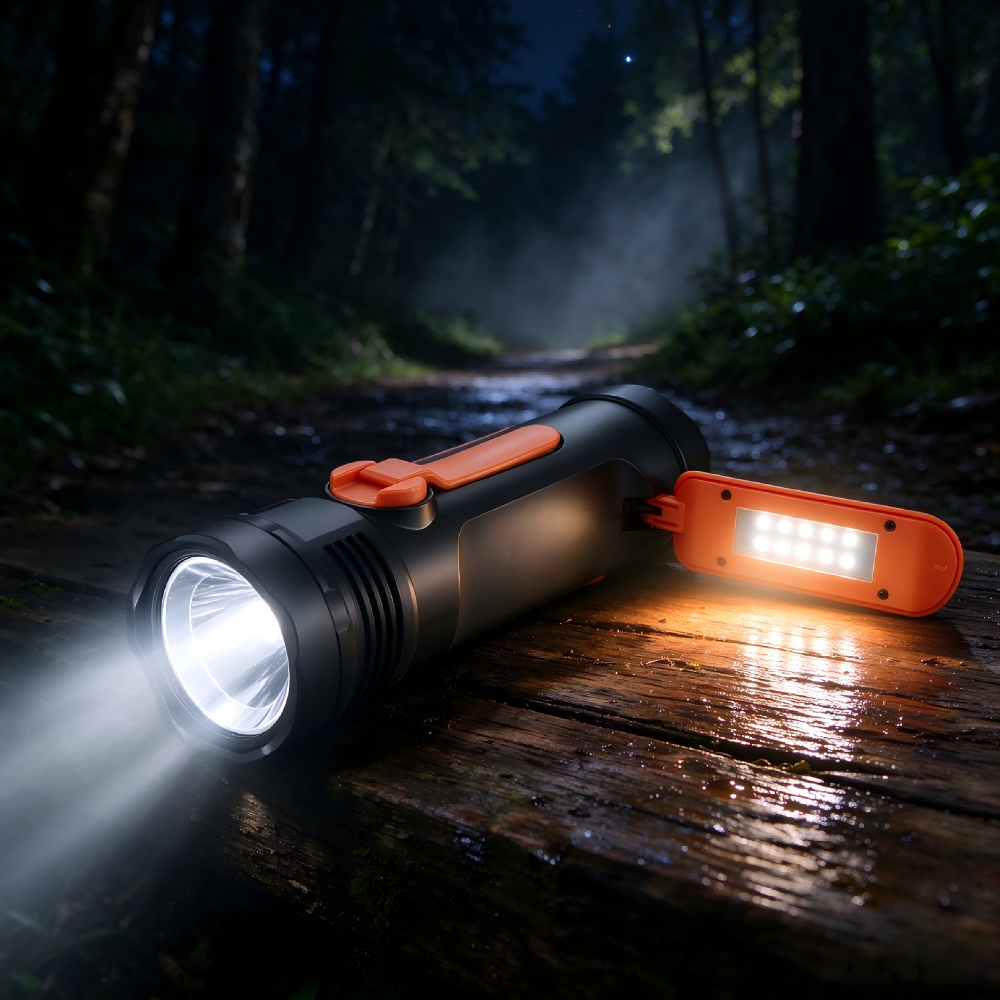 Multi-Function Solar Hand Crank Emergency Torch with Radio & Power Bank - Image 4
