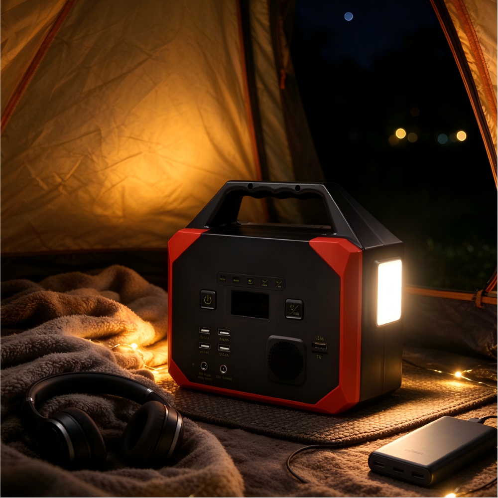 Portable Emergency Lighting Power Station (with Flashlight & Radio) - Image 3